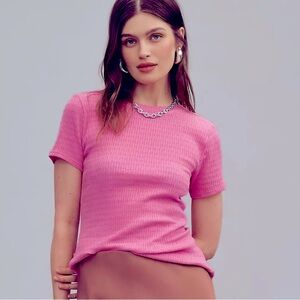 🌷 Pilcro🌷 Pink Short Sleeve Tee. Size L